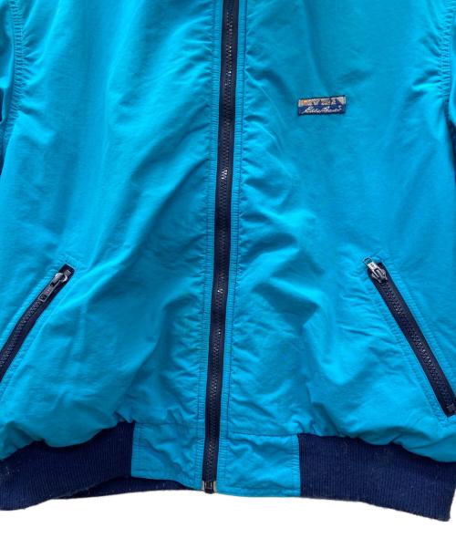 Eddie Bauer（エディーバウアー）Eddie Bauer (エディーバウアー) Eddie Bauer　ウォームアップジャケット ブルー×ネイビー サイズ:Mの古着・服飾アイテム