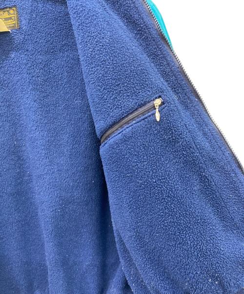 Eddie Bauer（エディーバウアー）Eddie Bauer (エディーバウアー) Eddie Bauer　ウォームアップジャケット ブルー×ネイビー サイズ:Mの古着・服飾アイテム