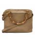 GUCCI（グッチ）の古着「OLD GUCCI　バンブーハンドル2WAYバッグ」｜ベージュ