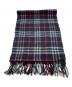 BURBERRY LONDON (バーバリーロンドン) カシミヤマフラー ネイビー×レッド サイズ:なし：7000円