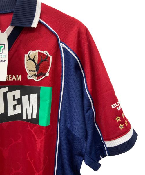 TOSTEM（トステム）TOSTEM (トステム) 鹿島アントラーズ　サッカーユニフォーム ボルドー×ネイビー サイズ:ｌの古着・服飾アイテム