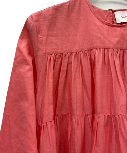 merlette（マーレット）Merlette (マーレット) 長袖ブラウス ピンク サイズ:Sの古着・服飾アイテム