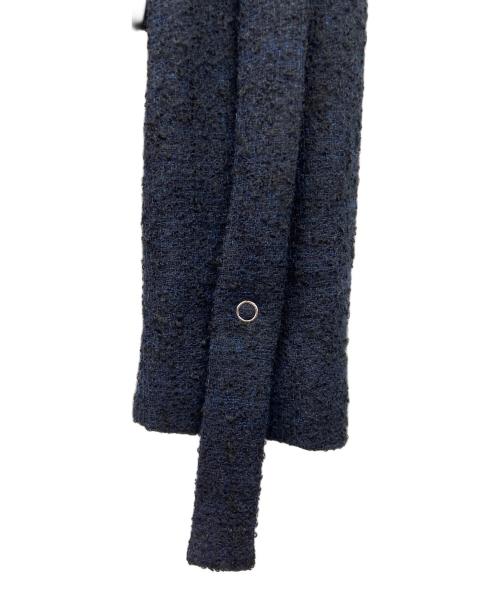 FUMIKA UCHIDA（フミカウチダ）FUMIKA UCHIDA (フミカウチダ) BOUCLE SQUARE-NECK SHORT JACKET ネイビー サイズ:36の古着・服飾アイテム