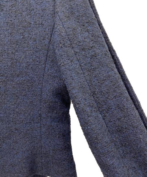 FUMIKA UCHIDA（フミカウチダ）FUMIKA UCHIDA (フミカウチダ) BOUCLE SQUARE-NECK SHORT JACKET ネイビー サイズ:36の古着・服飾アイテム