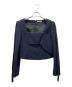 FUMIKA UCHIDA（フミカウチダ）の古着「BOUCLE SQUARE-NECK SHORT JACKET」｜ネイビー