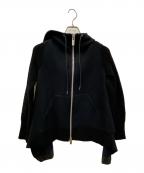sacaiサカイ）の古着「sacai　ジップパーカー」｜ネイビー