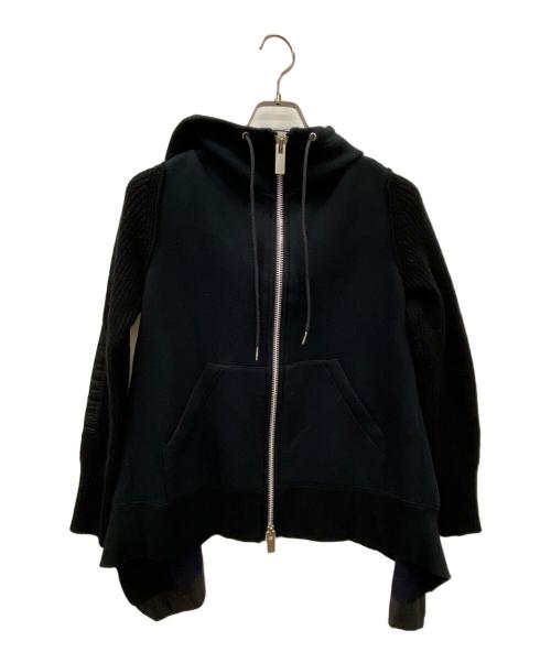 sacai（サカイ）sacai (サカイ) sacai　ジップパーカー ネイビー サイズ:SIZE2の古着・服飾アイテム
