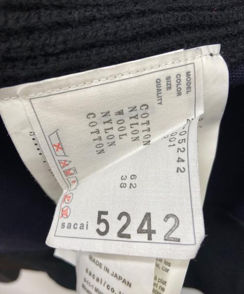 sacai（サカイ）sacai (サカイ) sacai　ジップパーカー ネイビー サイズ:SIZE2の古着・服飾アイテム