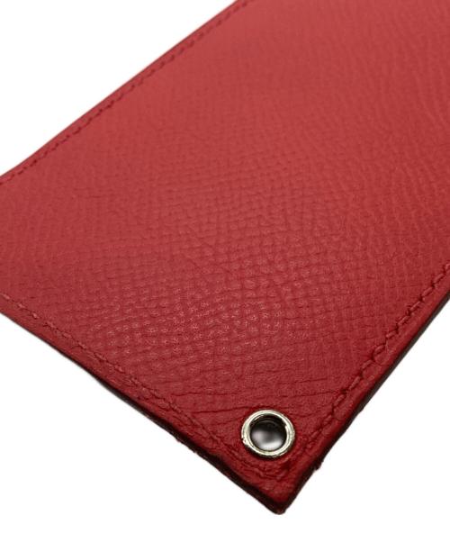 HERMES（エルメス）HERMES (エルメス) HERMES　IDケース レッドの古着・服飾アイテム