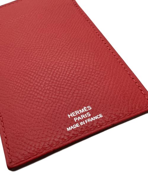 HERMES（エルメス）HERMES (エルメス) HERMES　IDケース レッドの古着・服飾アイテム