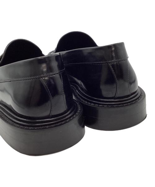 CELINE（セリーヌ）CELINE (セリーヌ) ローファー ブラック×ゴールド サイズ:size37の古着・服飾アイテム