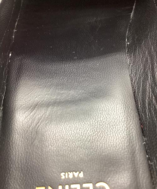 CELINE（セリーヌ）CELINE (セリーヌ) ローファー ブラック×ゴールド サイズ:size37の古着・服飾アイテム