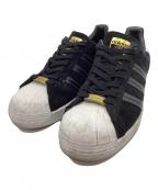 adidasアディダス）の古着「adidas　SUPER STAR　スニーカー」｜ブラック×ホワイト