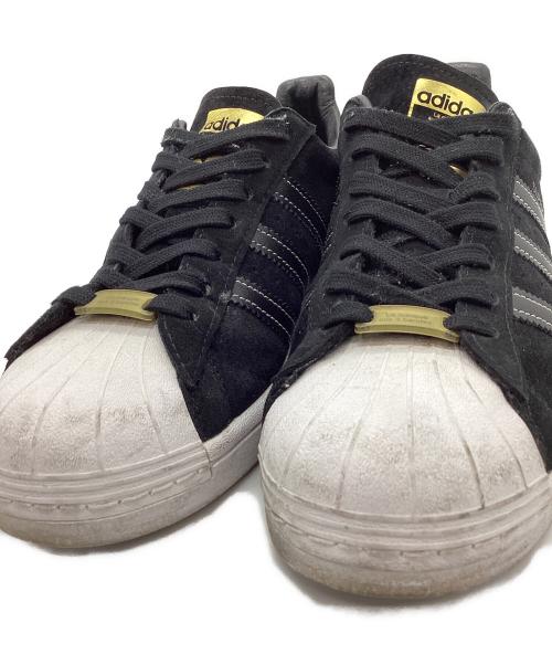 adidas（アディダス）adidas (アディダス) adidas　SUPER STAR　スニーカー ブラック×ホワイト サイズ:26.5㎝の古着・服飾アイテム