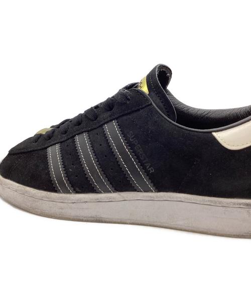 adidas（アディダス）adidas (アディダス) adidas　SUPER STAR　スニーカー ブラック×ホワイト サイズ:26.5㎝の古着・服飾アイテム