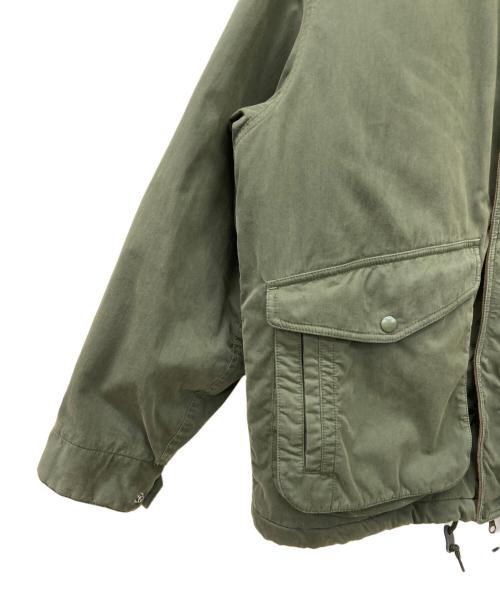 FREAK'S STORE（フリークスストア）FREAK'S STORE (フリークスストア) FREAK'S STORE　襟コーデュロイ切り替え コットンナイロンブルゾン グリーン×ブラウン サイズ:SIZEMの古着・服飾アイテム