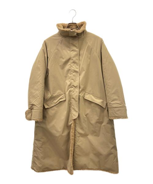 Whim Gazette（ウィムガゼット）Whim Gazette (ウィムガゼット) リバーシブルボアコート ベージュ サイズ:freeの古着・服飾アイテム