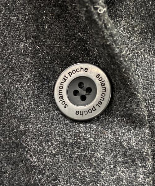 solamonat poche（ソラモナ ポッシェ）solamonat poche (ソラモナ ポッシェ) 中綿コート グレー サイズ:freeの古着・服飾アイテム