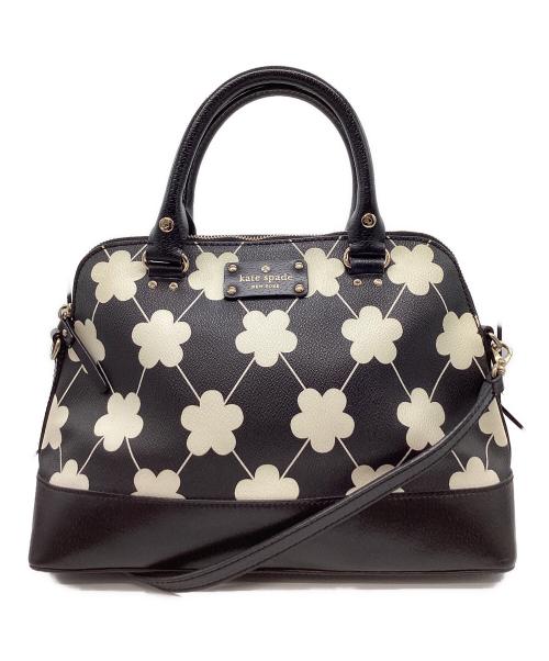 Kate Spade（ケイトスペード）Kate Spade (ケイトスペード) Kate Spade　2WAYバッグ ブラック×ホワイトの古着・服飾アイテム