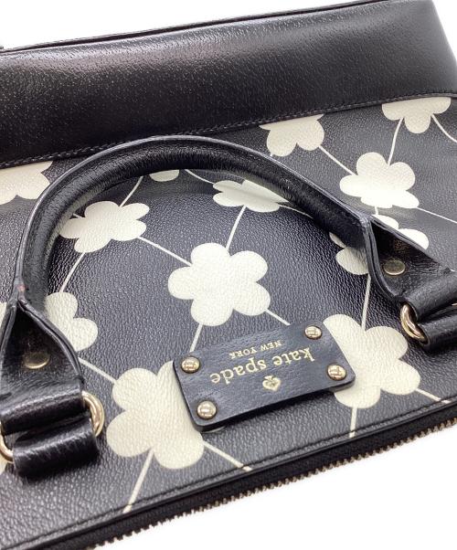 Kate Spade（ケイトスペード）Kate Spade (ケイトスペード) Kate Spade　2WAYバッグ ブラック×ホワイトの古着・服飾アイテム