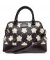 Kate Spade（ケイトスペード）の古着「Kate Spade　2WAYバッグ」｜ブラック×ホワイト