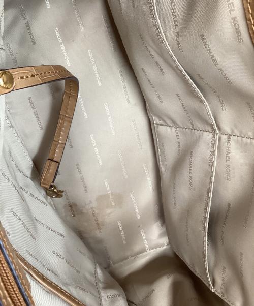 MICHAEL KORS（マイケルコース）MICHAEL KORS (マイケルコース) MICHAEL KORS　2WAYバッグ ベージュの古着・服飾アイテム
