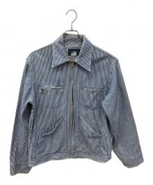 OSH KOSH B'gosh（オシュコシュ ビゴッシュ）の古着「ワークジャケット」｜ブルー×ホワイト
