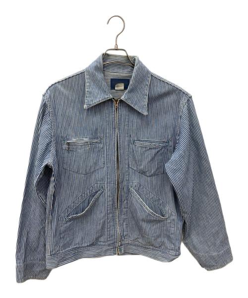OSH KOSH B'gosh（オシュコシュ ビゴッシュ）OSH KOSH B'gosh (オシュコシュ ビゴッシュ) ワークジャケット ブルー×ホワイト サイズ:40の古着・服飾アイテム