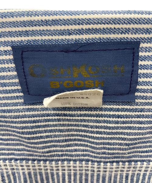 OSH KOSH B'gosh（オシュコシュ ビゴッシュ）OSH KOSH B'gosh (オシュコシュ ビゴッシュ) ワークジャケット ブルー×ホワイト サイズ:40の古着・服飾アイテム