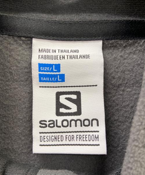 SALOMON（サロモン）SALOMON (サロモン) SALOMON　フリースジャケット グレー サイズ:Lの古着・服飾アイテム