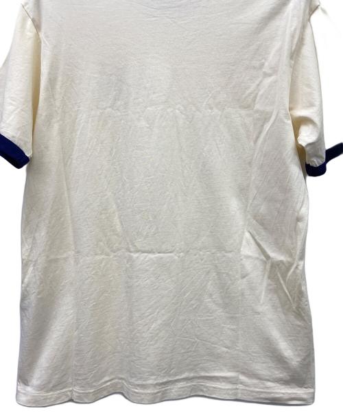 Onitsuka Tiger（オニツカタイガー）Onitsuka Tiger (オニツカタイガー) 半袖カットソー アイボリー サイズ:Lの古着・服飾アイテム