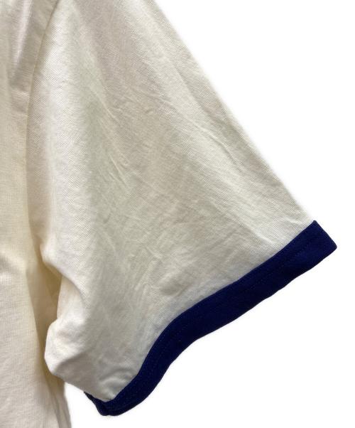 Onitsuka Tiger（オニツカタイガー）Onitsuka Tiger (オニツカタイガー) 半袖カットソー アイボリー サイズ:Lの古着・服飾アイテム