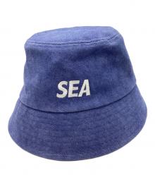 WIND AND SEA（ウィンダンシー）の古着「WIND AND SEA　バケットハット」｜ブルー