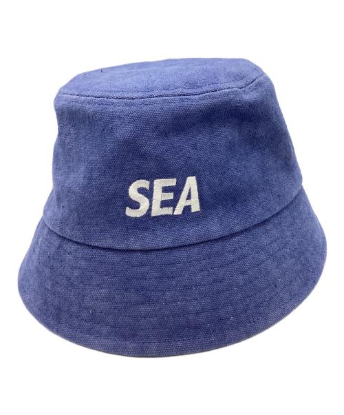 WIND AND SEA（ウィンダンシー）WIND AND SEA (ウィンダンシー) WIND AND SEA　バケットハット ブルーの古着・服飾アイテム