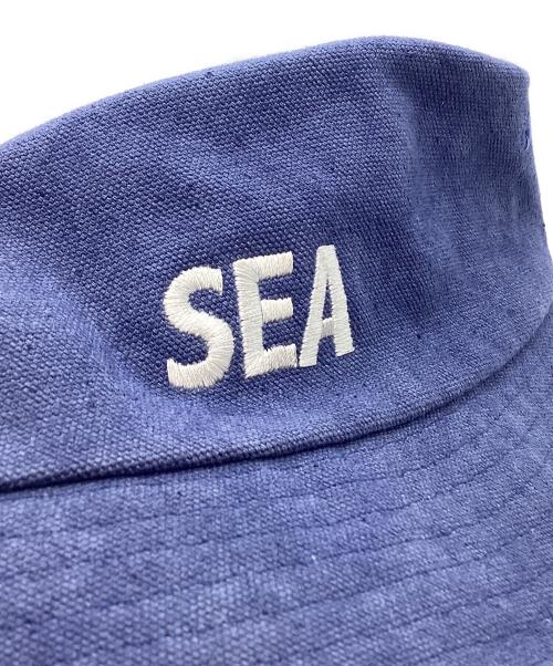 WIND AND SEA（ウィンダンシー）WIND AND SEA (ウィンダンシー) WIND AND SEA　バケットハット ブルーの古着・服飾アイテム