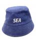 WIND AND SEA（ウィンダンシー）の古着「WIND AND SEA　バケットハット」｜ブルー