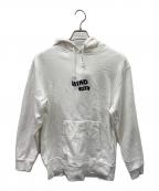 WIND AND SEA×GOD SELECTION XXXウィンダンシー×ゴッド セレクション トリプルエックス）の古着「WIND AND SEA×GOD SELECTION XXXプルオーバーパーカー」｜ホワイト×ブラック