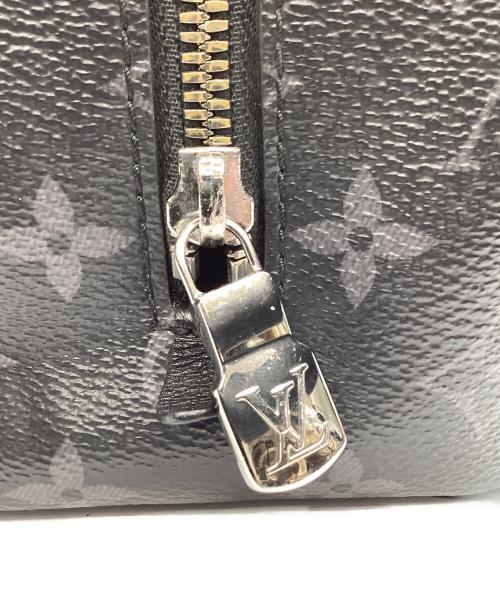LOUIS VUITTON（ルイ ヴィトン）LOUIS VUITTON (ルイ ヴィトン) LOUIS VUITTON　モノグラム・エクリプス　ロッカー ドップ・キット　セカンドバッグ ブラック×グレーの古着・服飾アイテム