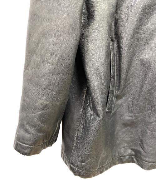 DOCKERS（ドッカーズ）DOCKERS (ドッカーズ) レザージャケット ブラック サイズ:サイズ不明の古着・服飾アイテム