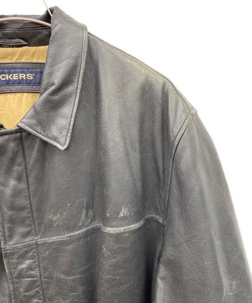 DOCKERS（ドッカーズ）DOCKERS (ドッカーズ) レザージャケット ブラック サイズ:サイズ不明の古着・服飾アイテム