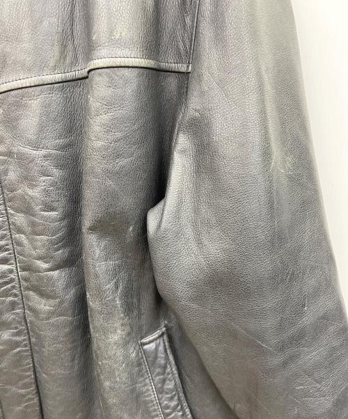 DOCKERS（ドッカーズ）DOCKERS (ドッカーズ) レザージャケット ブラック サイズ:サイズ不明の古着・服飾アイテム