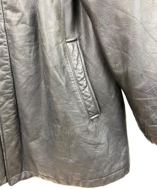 DOCKERS（ドッカーズ）DOCKERS (ドッカーズ) レザージャケット ブラック サイズ:サイズ不明の古着・服飾アイテム