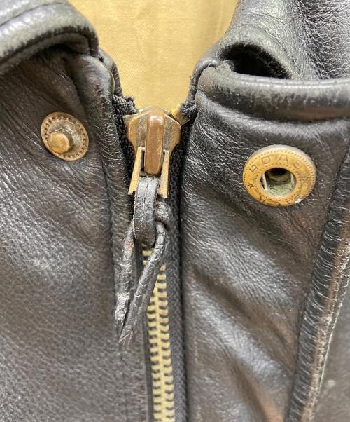 DOCKERS（ドッカーズ）DOCKERS (ドッカーズ) レザージャケット ブラック サイズ:サイズ不明の古着・服飾アイテム
