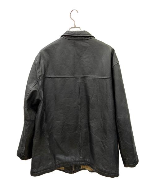 DOCKERS（ドッカーズ）DOCKERS (ドッカーズ) レザージャケット ブラック サイズ:サイズ不明の古着・服飾アイテム