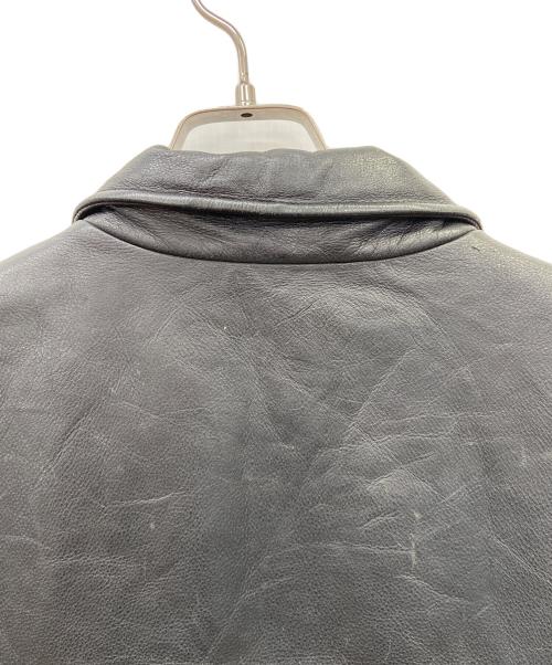 DOCKERS（ドッカーズ）DOCKERS (ドッカーズ) レザージャケット ブラック サイズ:サイズ不明の古着・服飾アイテム