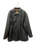 DOCKERS（ドッカーズ）の古着「レザージャケット」｜ブラック