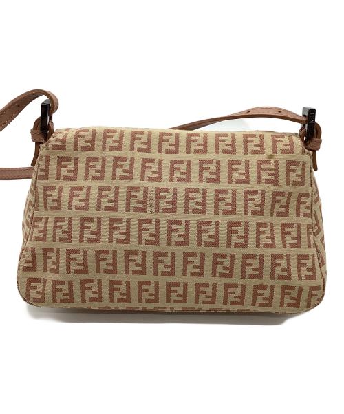 FENDI（フェンディ）FENDI (フェンディ) ズッキーノ ミニマンマバケット ベージュ×ブラウン サイズ:なしの古着・服飾アイテム