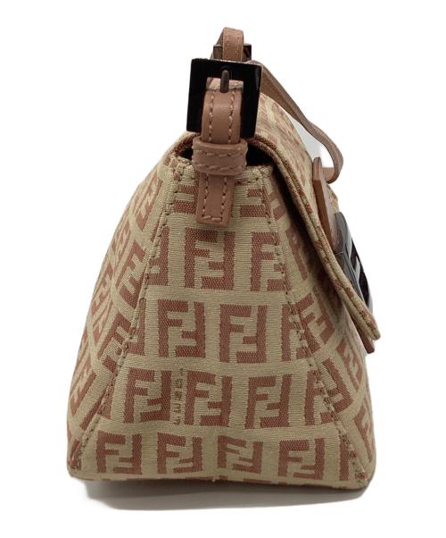 FENDI（フェンディ）FENDI (フェンディ) ズッキーノ ミニマンマバケット ベージュ×ブラウン サイズ:なしの古着・服飾アイテム