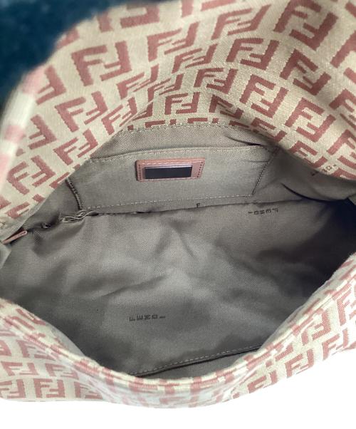 FENDI（フェンディ）FENDI (フェンディ) ズッキーノ ミニマンマバケット ベージュ×ブラウン サイズ:なしの古着・服飾アイテム