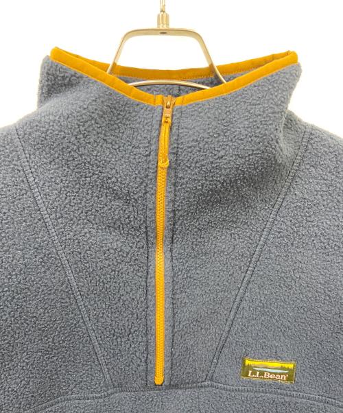 L.L.Bean（エルエルビーン）L.L.Bean (エルエルビーン) フリースジャケット ネイビー×ブラウン サイズ:LGの古着・服飾アイテム